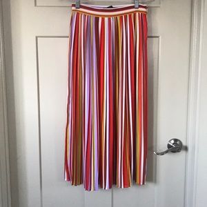Multicolored mid-length Skirt
